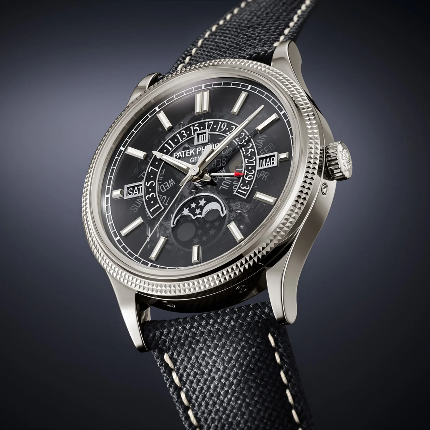 Grand Complications Retrograde Perpetual Calendar Sapphire Dial Watch - Image 5