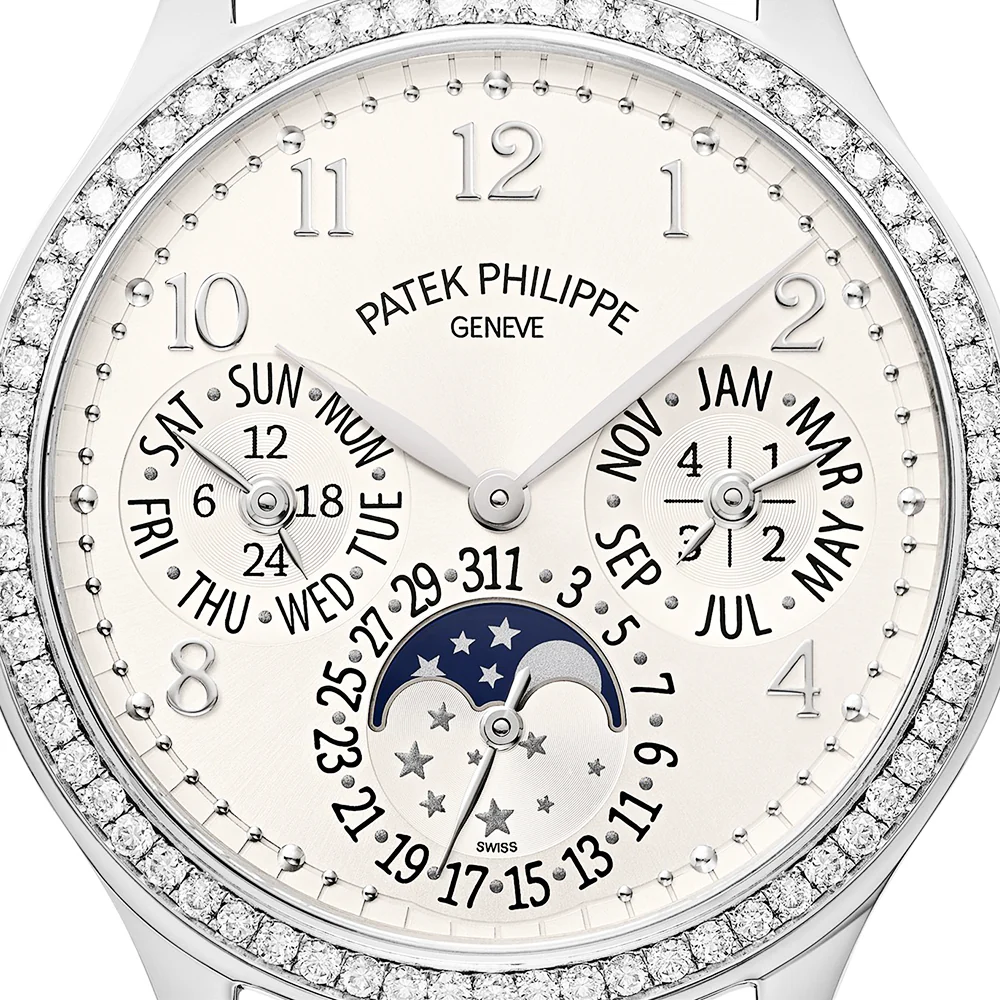 Grand Complications 35mm Perpetual Calendar 18ct White Gold Watch - Image 4
