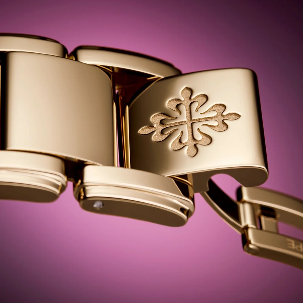 Twenty~4 18ct Rose Gold Purple Lacquered Dial Ladies Watch - Image 4