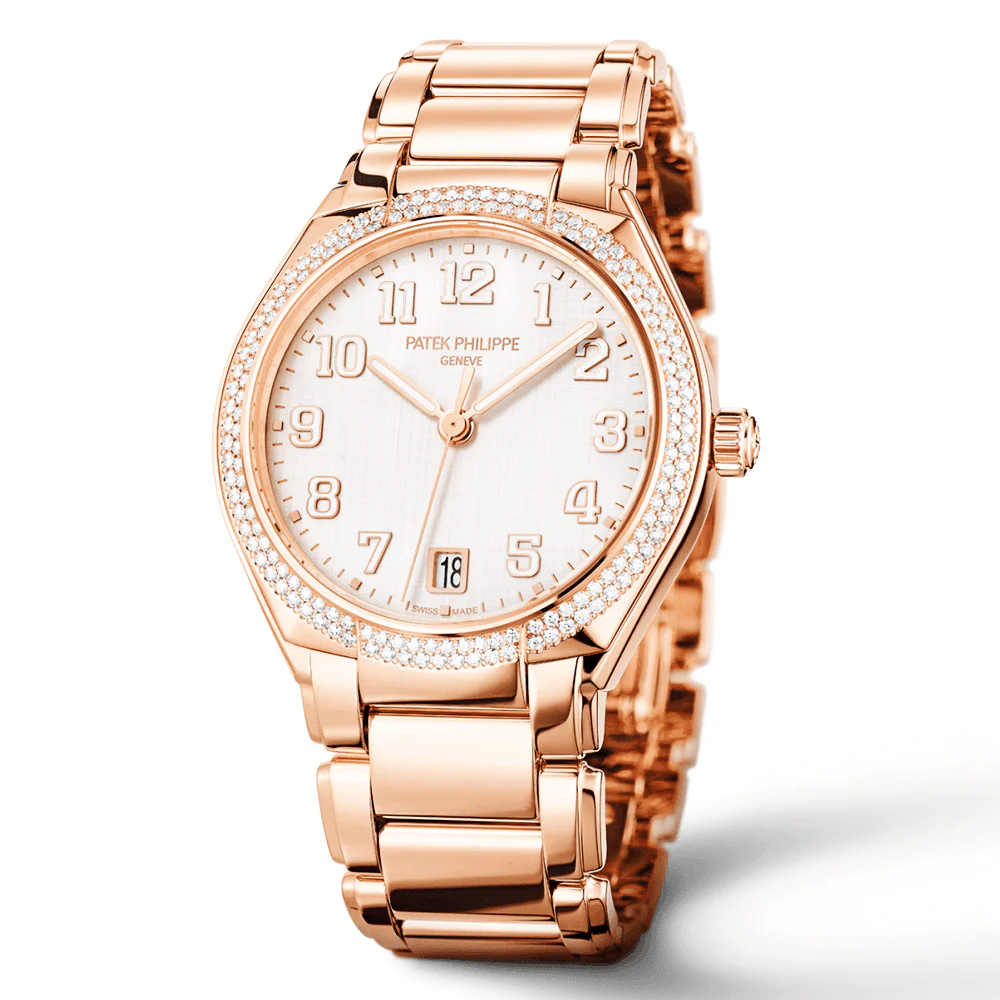 Twenty~4 36mm 18ct Rose Gold & Silvery Patterned Dial Watch - Image 2