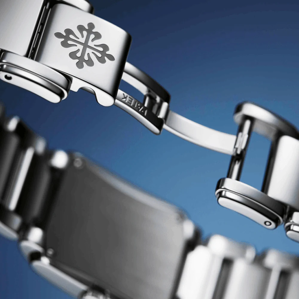 Twenty~4 Diamond Set Bezel Blue Dial Ladies Bracelet Watch - Image 6