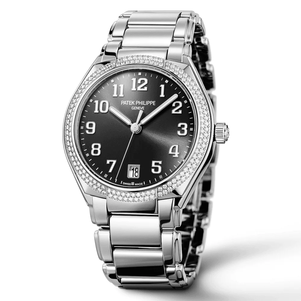Twenty~4 36mm Grey Sunburst Dial & Diamond Bezel Ladies Watch - Image 4