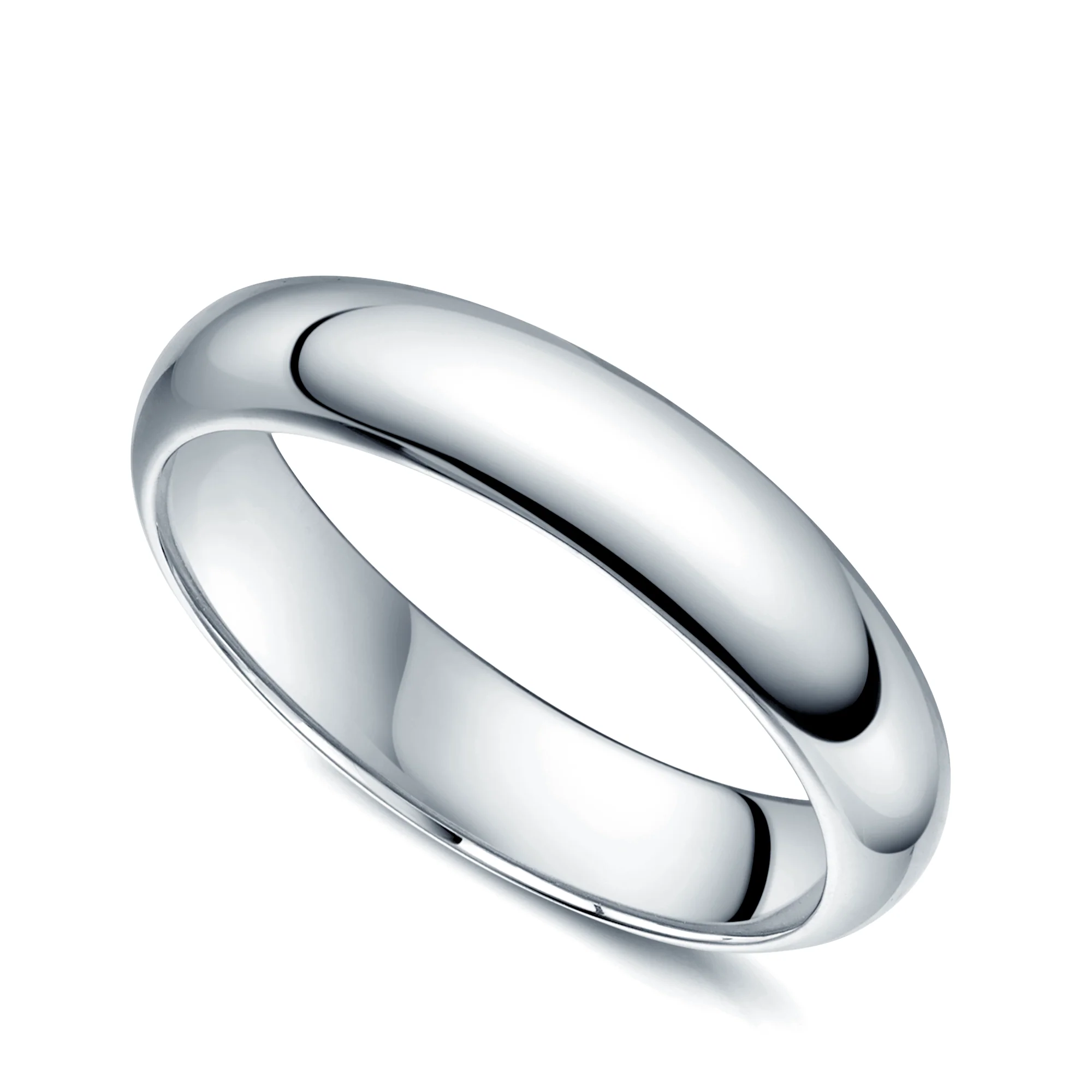 Platinum Classic Court Gents Wedding Ring - Image 2