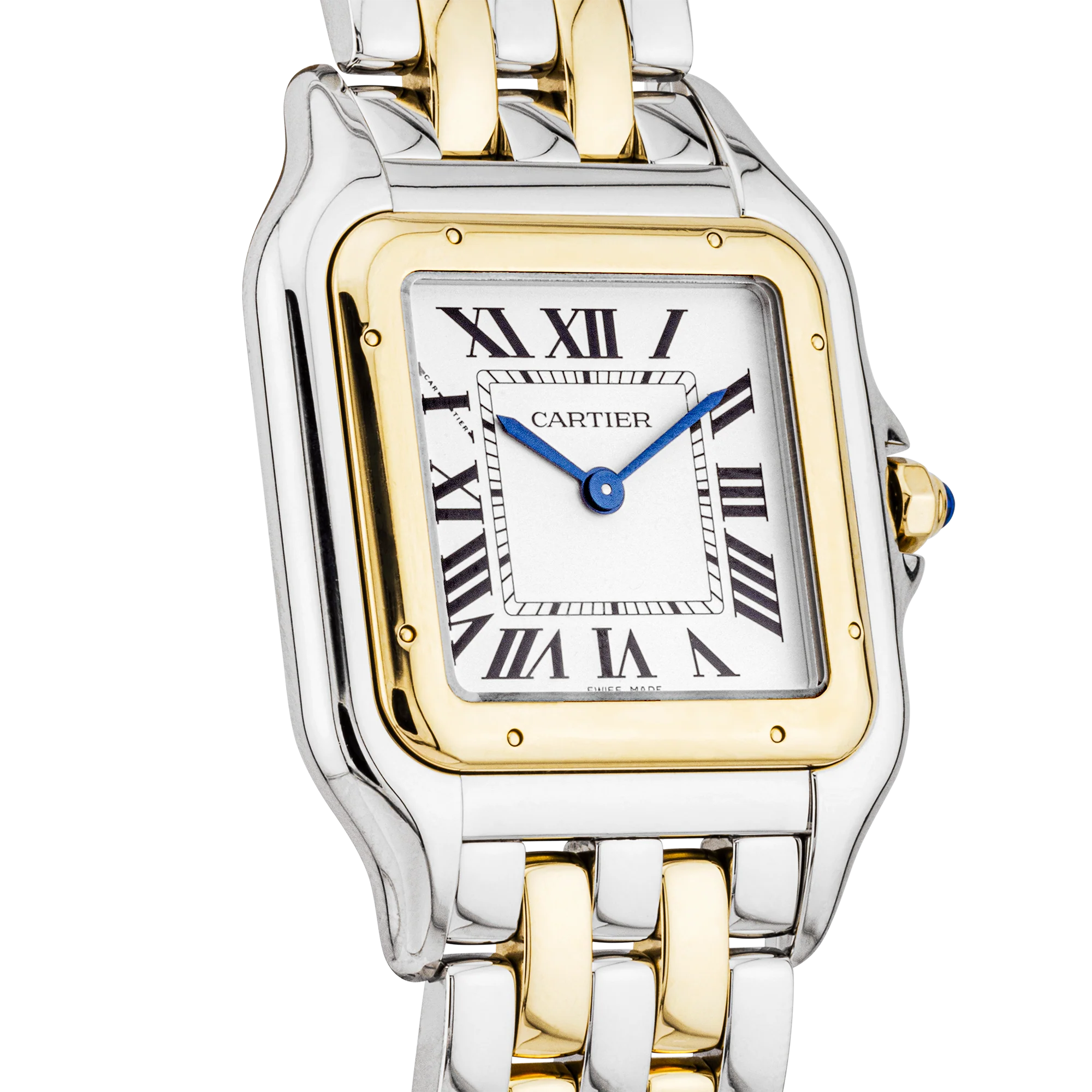 Panthere Large 18ct Yellow Gold & Steel Bracelet Watch - Image 2