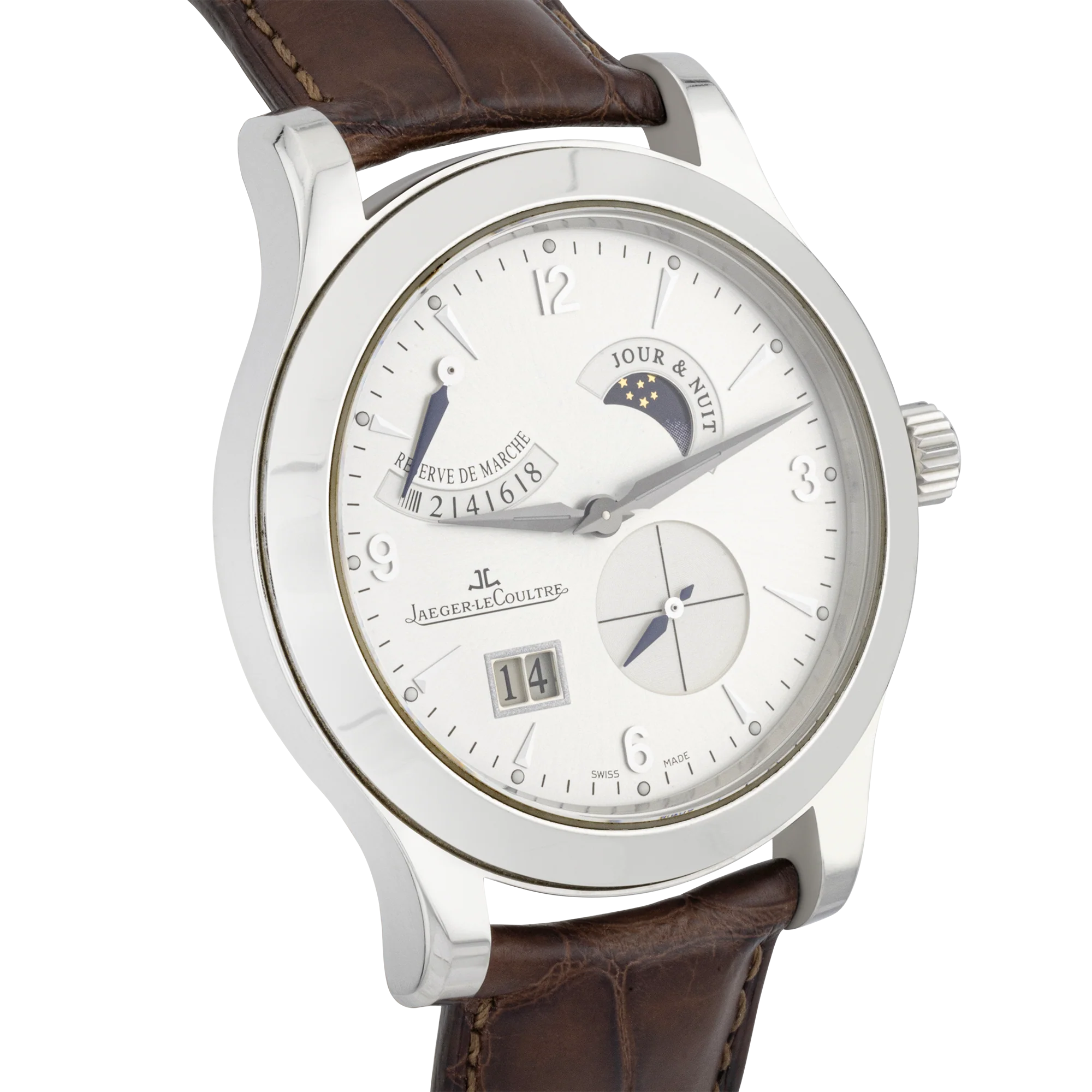 Jaeger LeCoultre Master 8-Days Silver Dial Mens Watch (2008) - Image 2