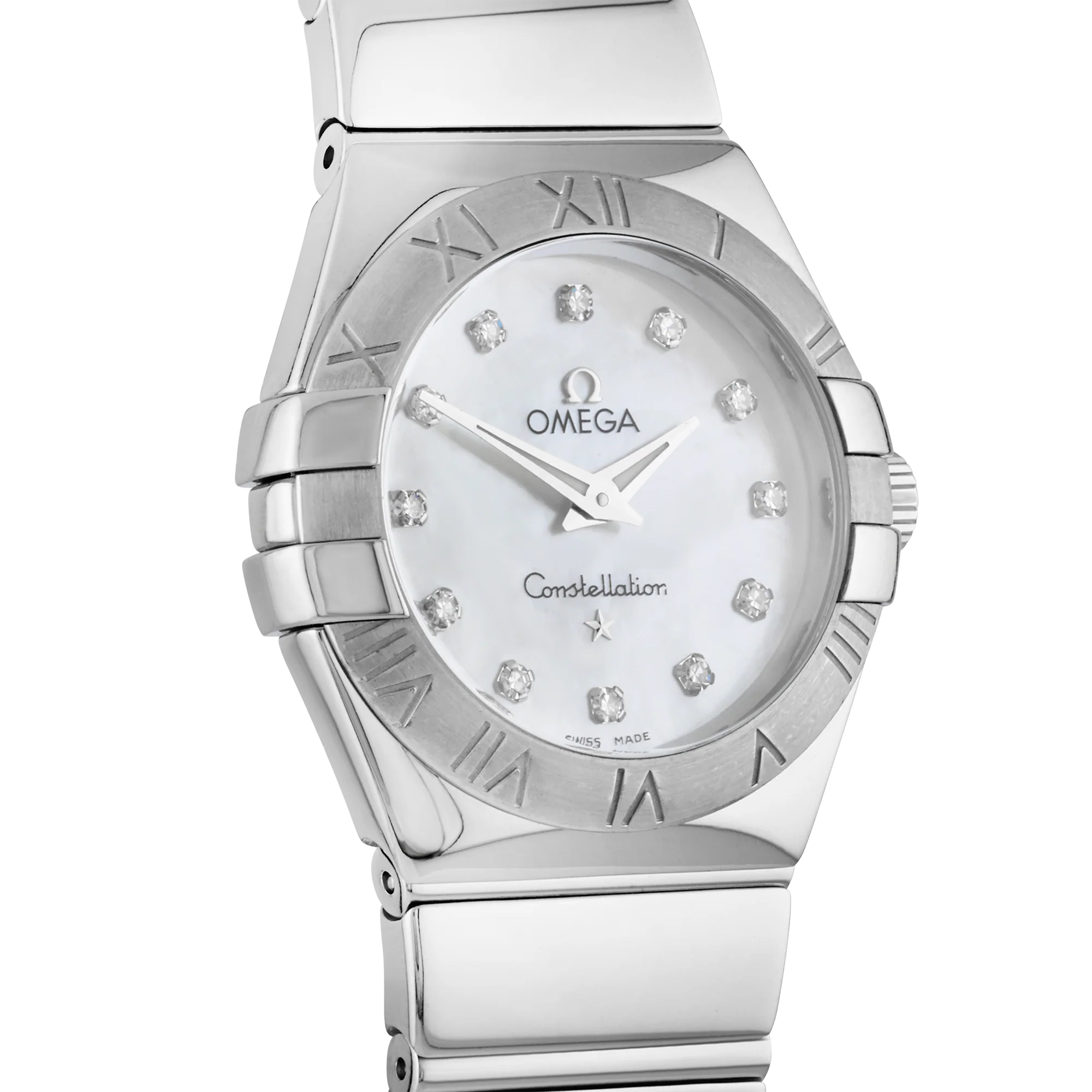 OMEGA Constellation 27mm Mother of Pearl Diamond Dial Watch (2011) - Image 2