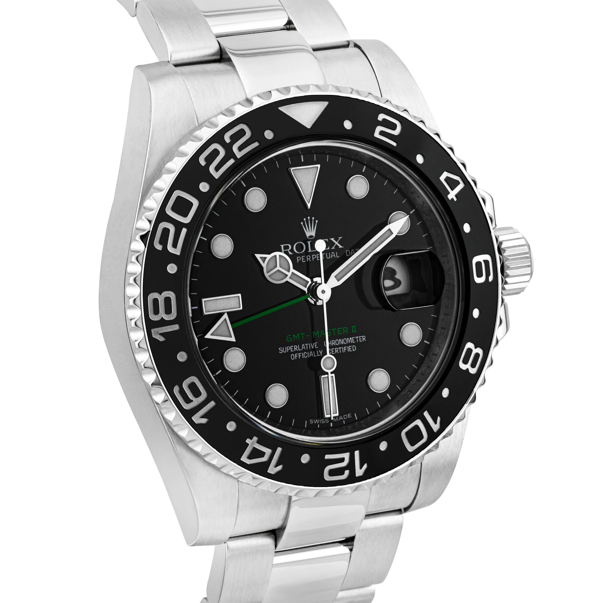 Rolex GMT-Master II 40mm Black Dial Mens Watch (2010) - Image 2