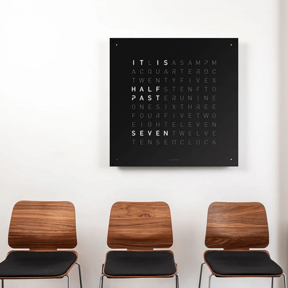 EARTH 90cm Black Pepper Wall Clock - Image 2
