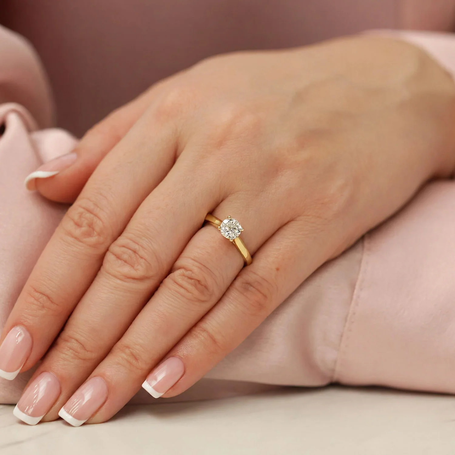 Simply Solitaire Collection 18ct Yellow Gold Diamond Solitaire Engagement Ring GIA Certified 1.00 Carat - Image 2