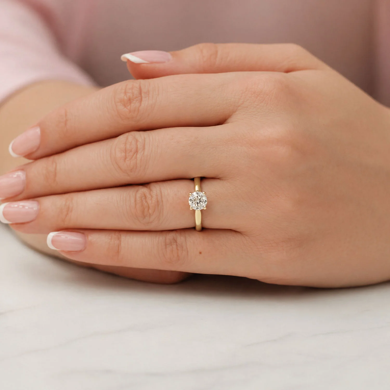 Simply Solitaire Collection 18ct Yellow Gold Diamond Solitaire Engagement Ring GIA Certified 1.00 Carat - Image 3
