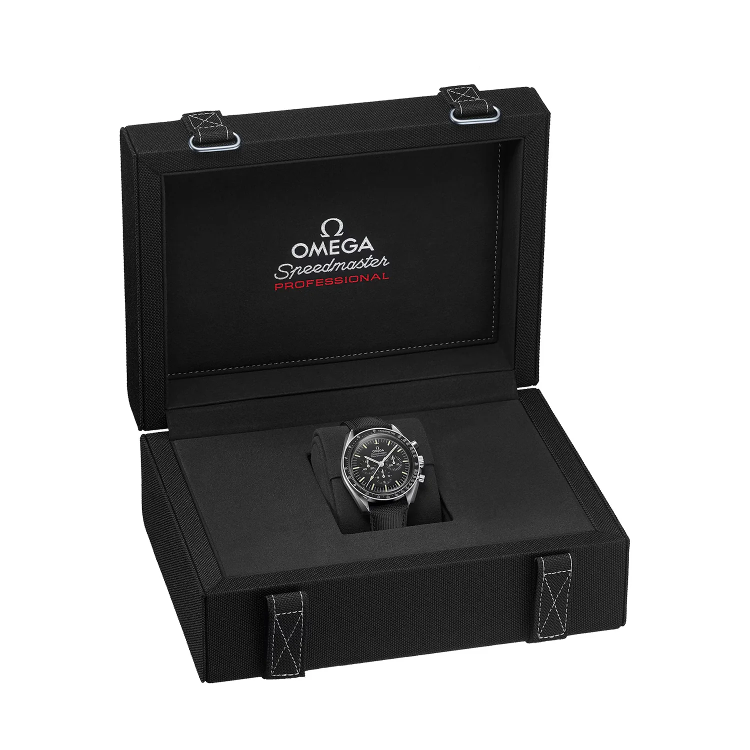 Speedmaster Moonwatch 42mm Nylon Strap Chronograph Watch - Image 2