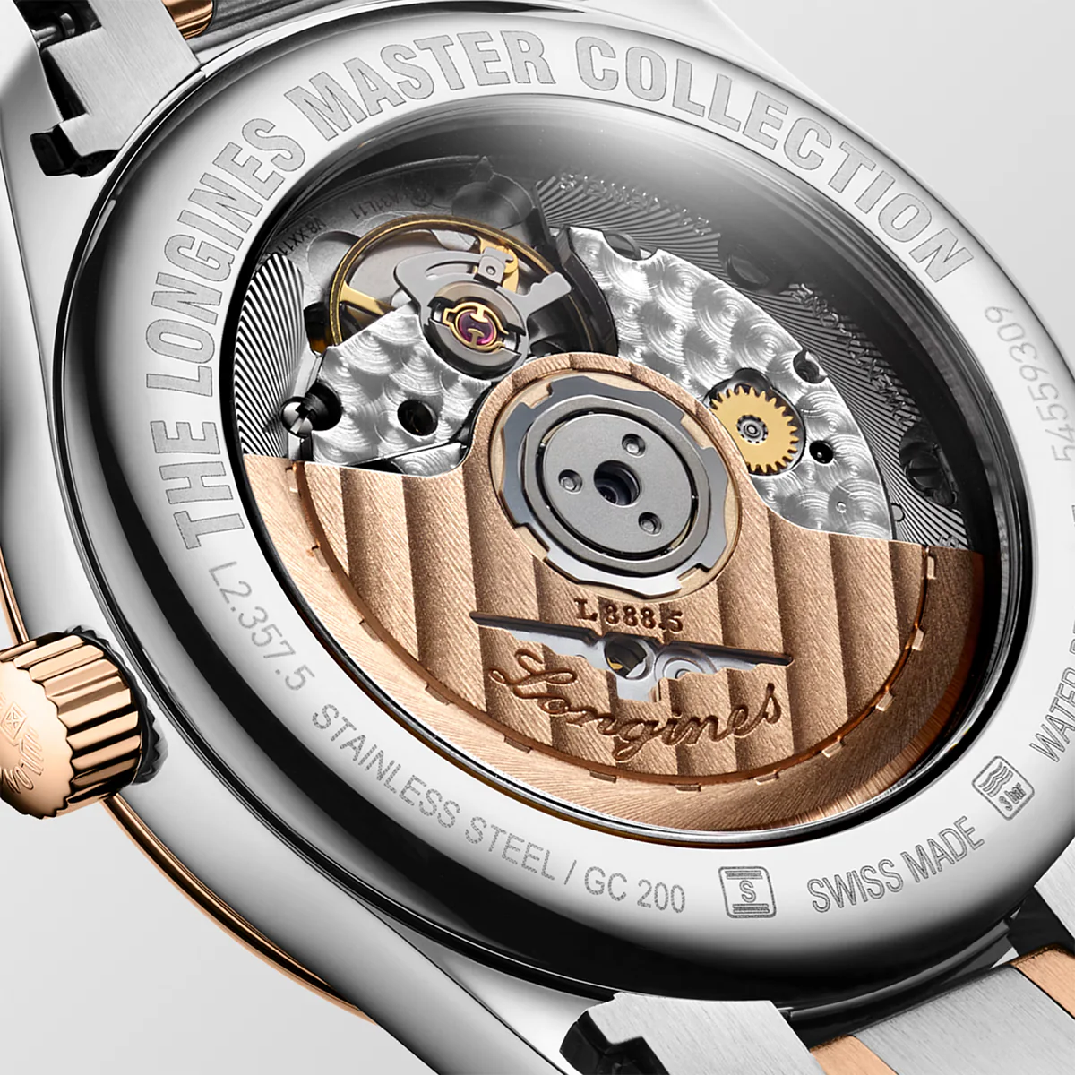Spirit 34mm Silver Dial Automatic Steel and Rose Gold Bracelet Watch - Image 4