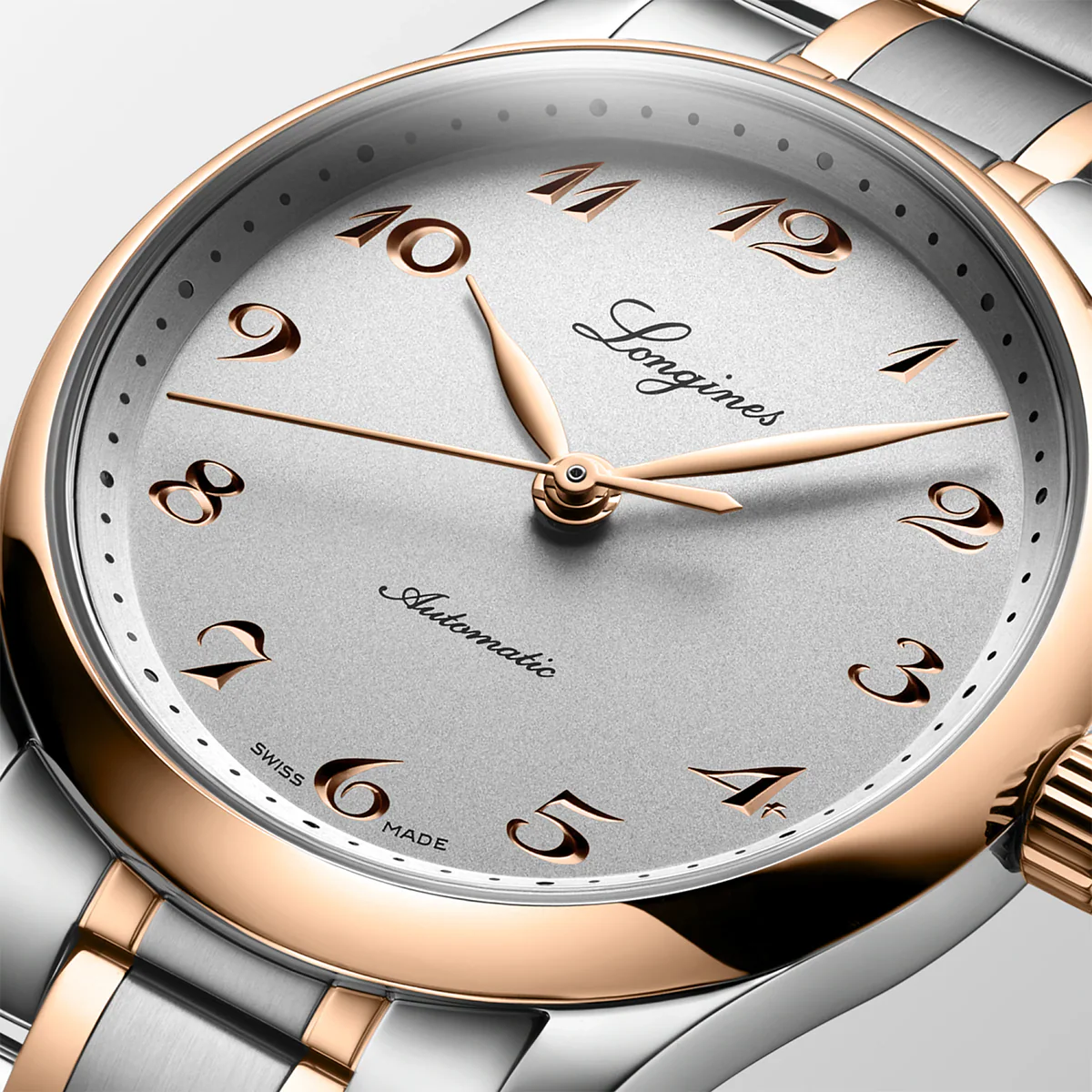 Spirit 34mm Silver Dial Automatic Steel and Rose Gold Bracelet Watch - Image 5