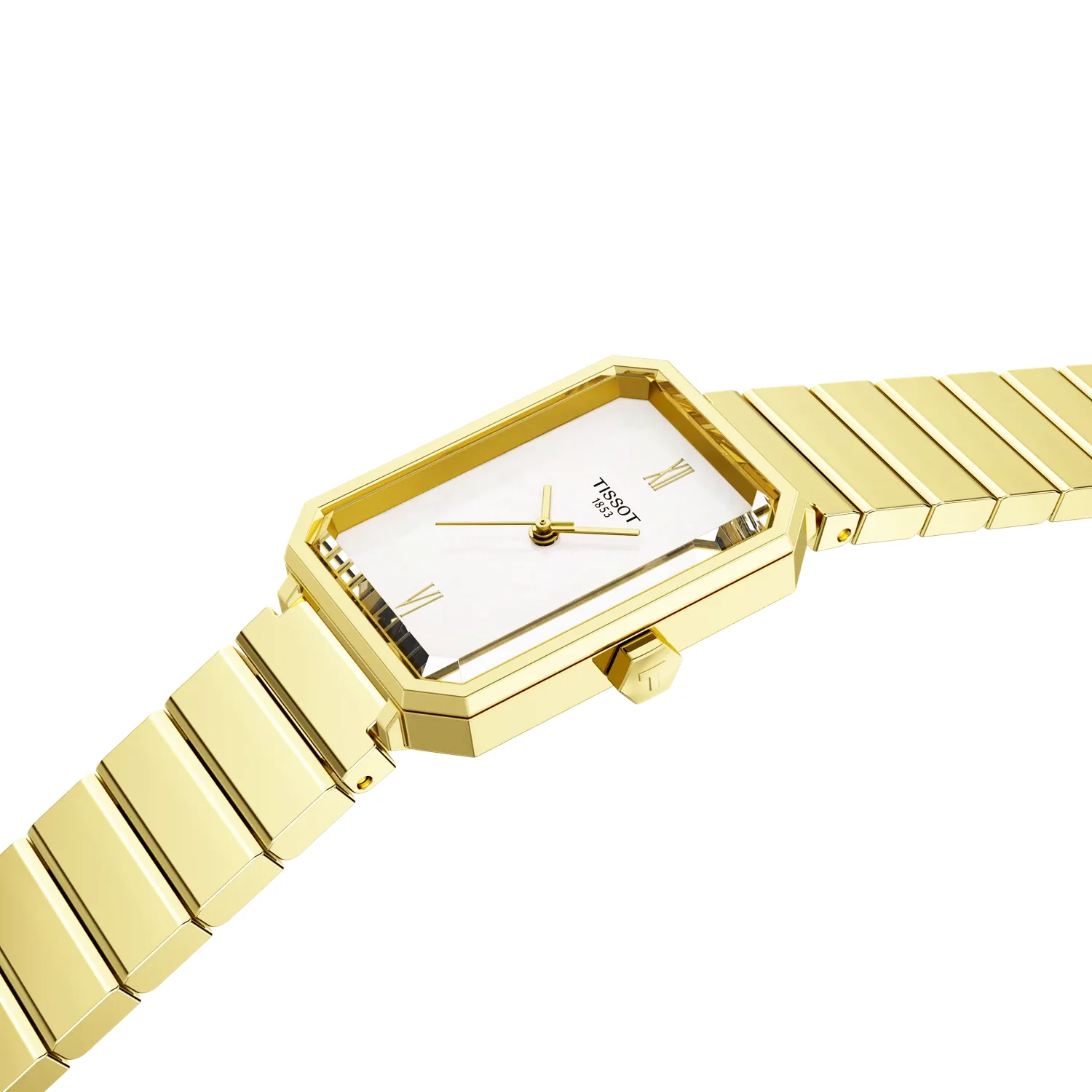 SRV 30mm Mother of Pearl Dial Yellow PVD Bracelet Ladies Watch - Image 2