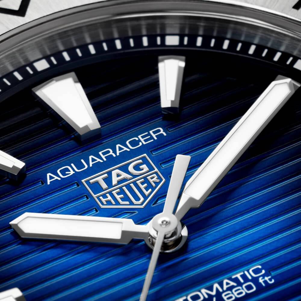 Aquaracer Professional 200 Date 40mm Blue Dial Automatic Bracelet Watch - Image 2