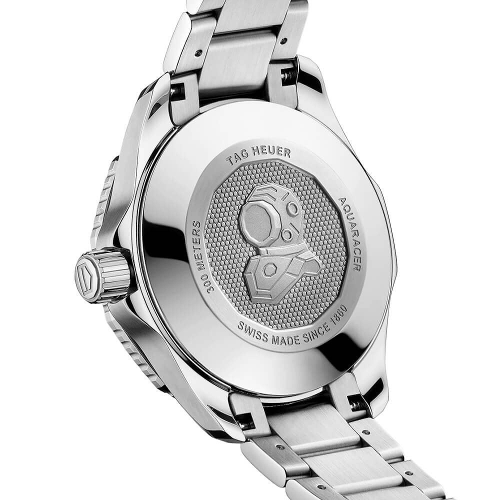Aquaracer 36mm Blue Diamond Dial Automatic Bracelet Watch - Image 5