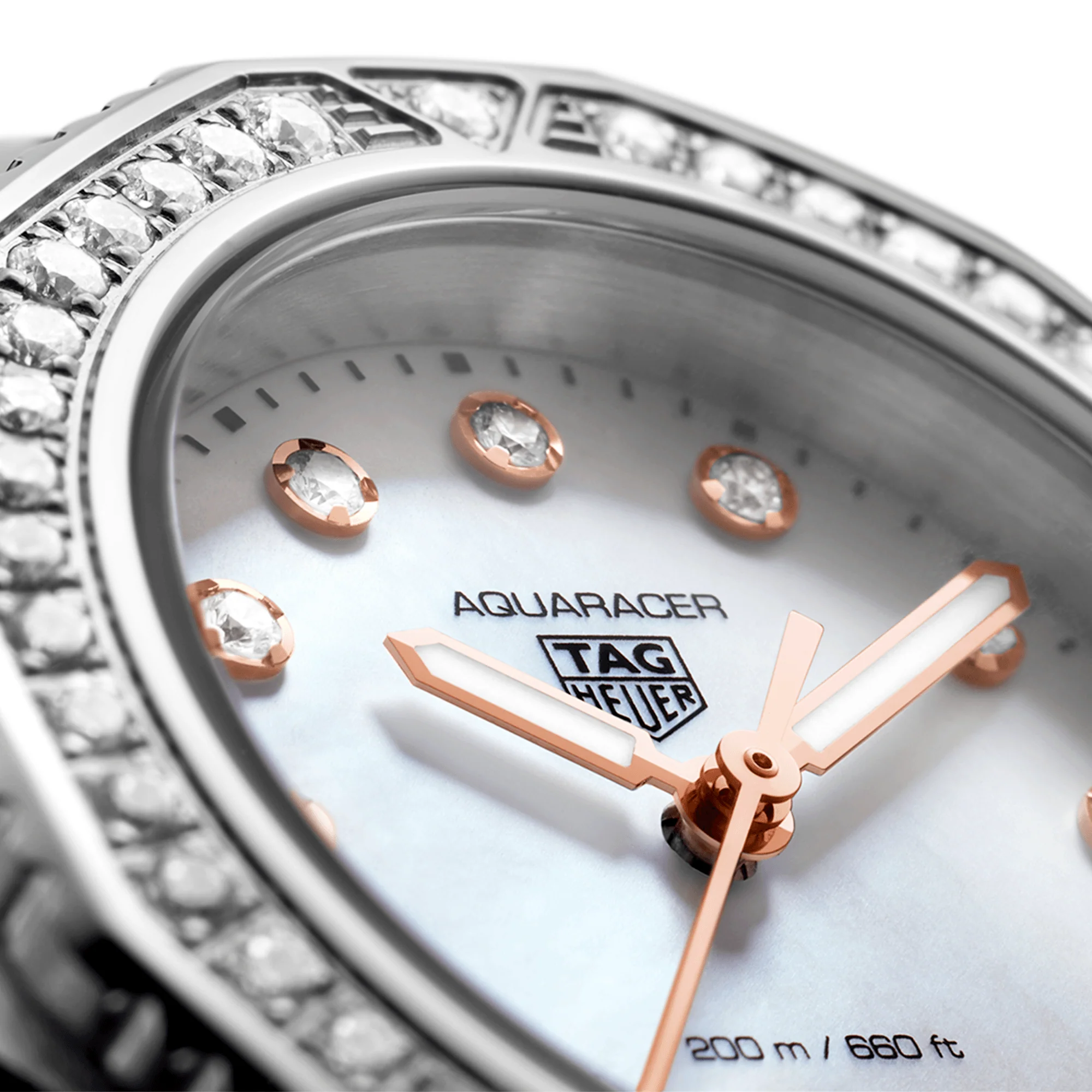 Aquaracer Professional 200 30mm Diamond Set Dial & Bezel Ladies Bracelet Watch - Image 3