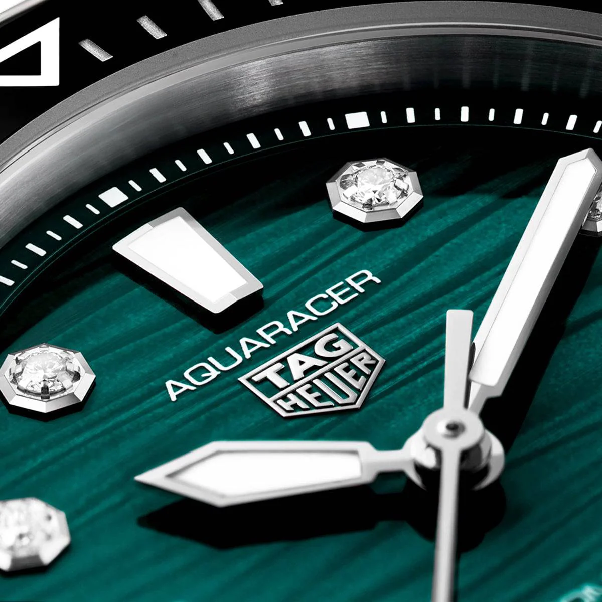 Aquaracer 36mm Green Diamond Dial Automatic Bracelet Watch - Image 2