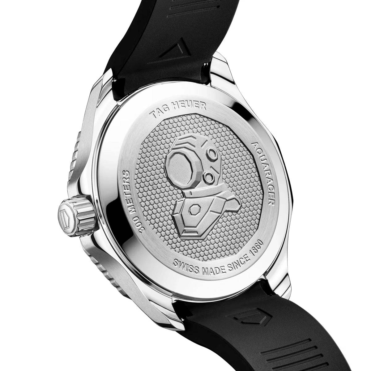 Aquaracer Professional 300 Date 42mm Black Dial Strap Watch - Image 4