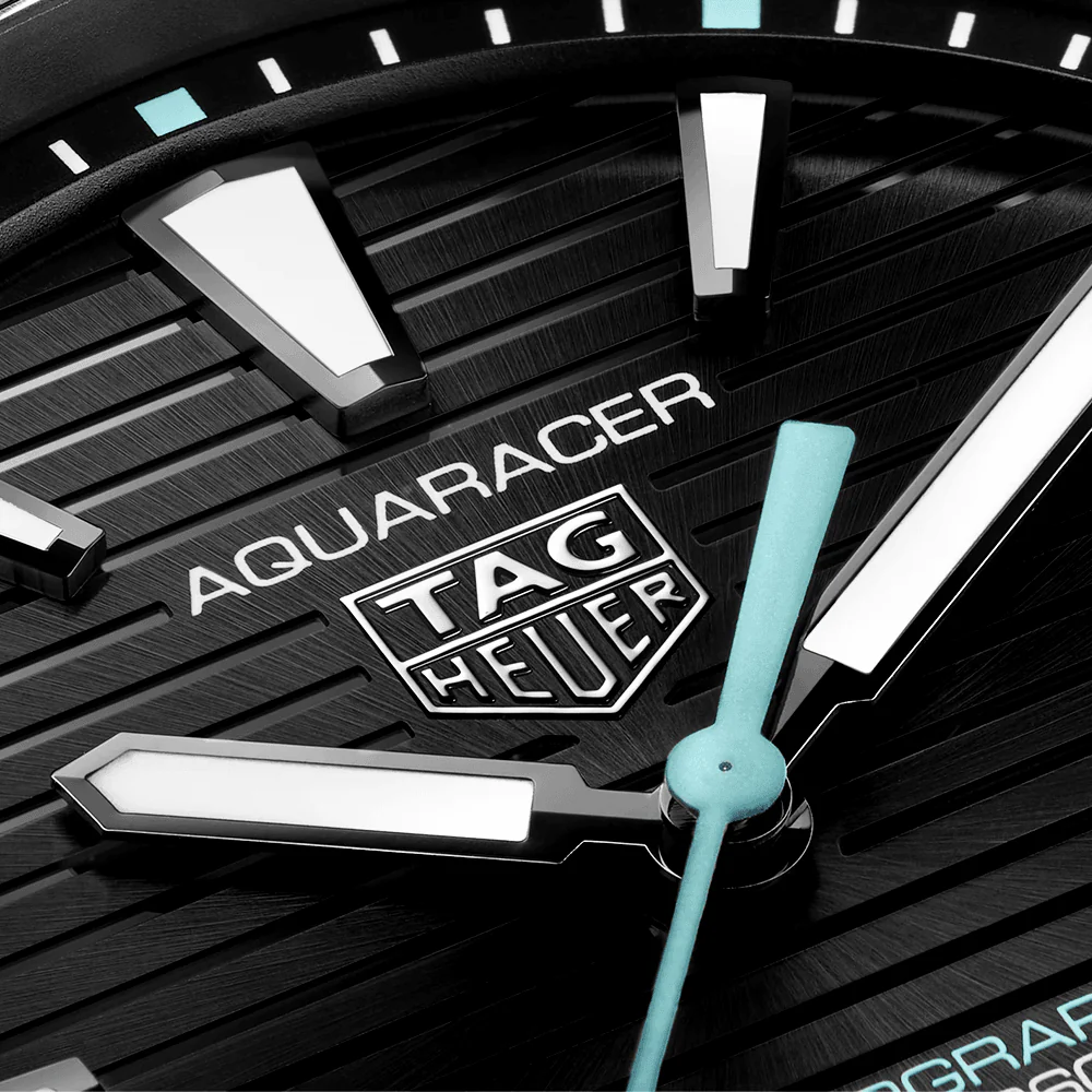 Aquaracer Professional 200 Solargraph 40mm Black DLC Mens Watch - Image 3
