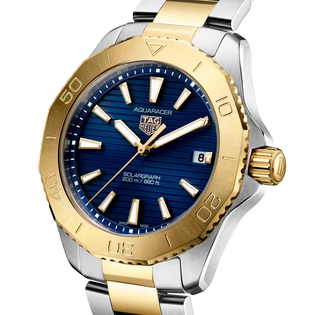 Aquaracer Professional 200 Solargraph 40mm Two-Tone Bracelet Watch - Image 2