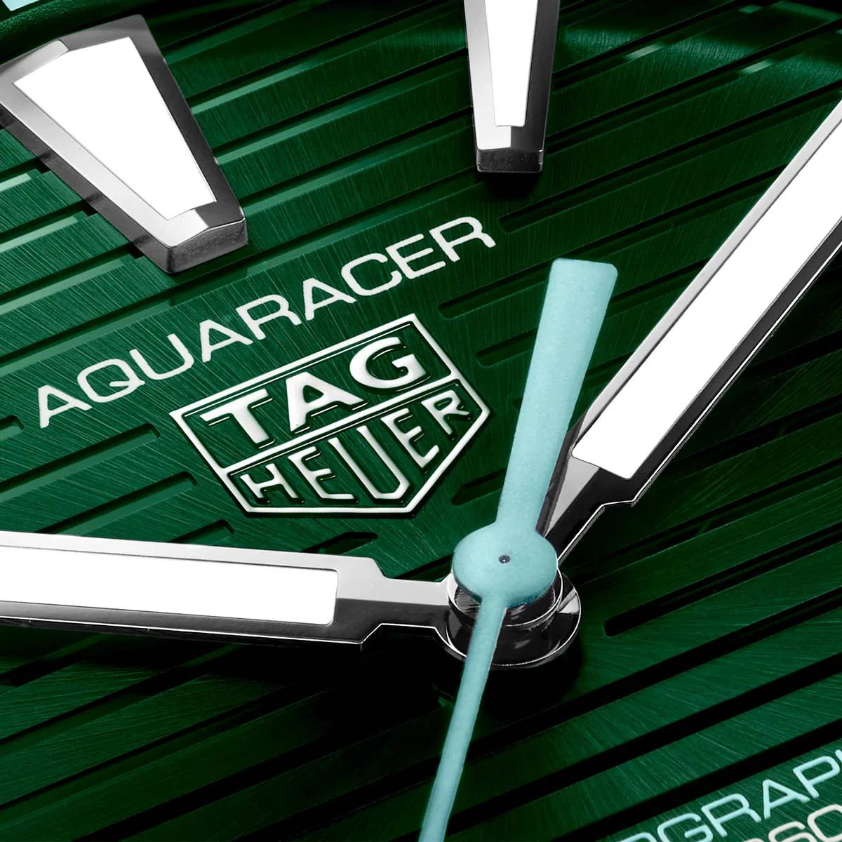 Aquaracer Professional 200 Solargraph 40mm Green Dial Bracelet Watch - Image 2