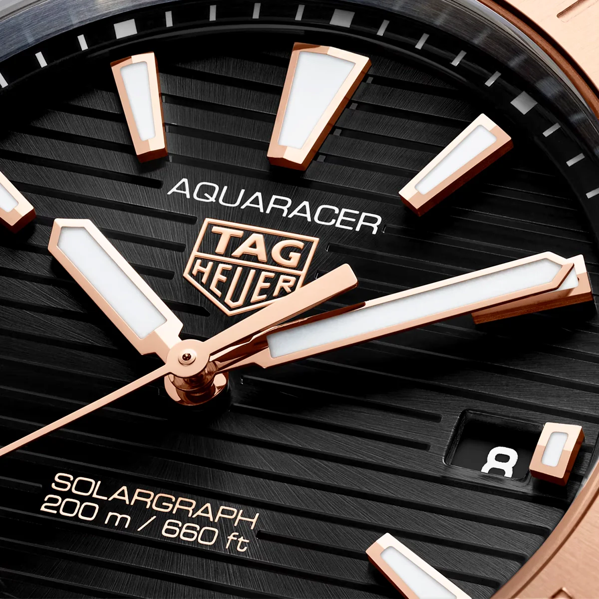 Aquaracer Professional 200 Solargraph Black Dial Two-Tone Bracelet Watch - Image 4