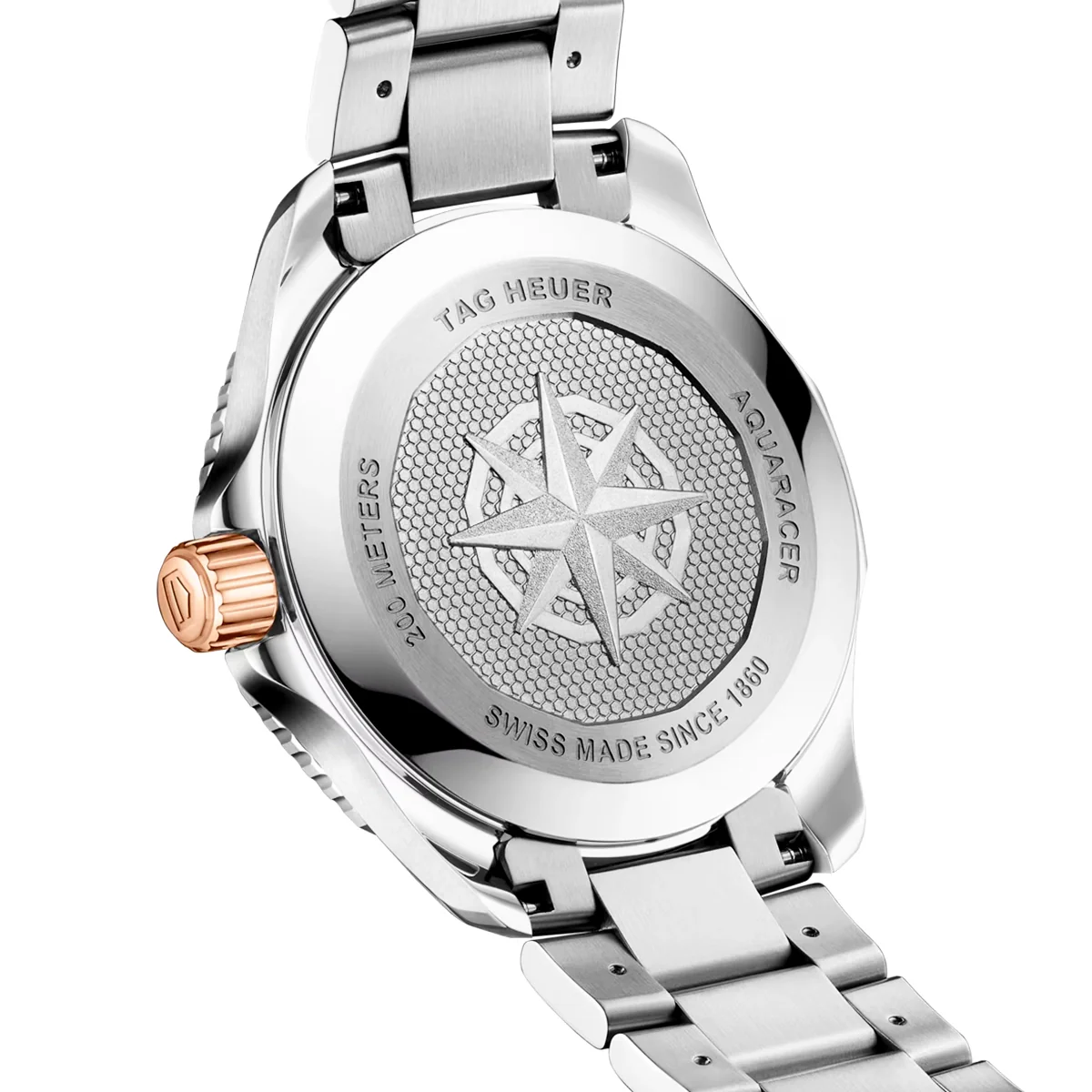 Aquaracer Professional 200 Solargraph Black Dial Two-Tone Bracelet Watch - Image 6
