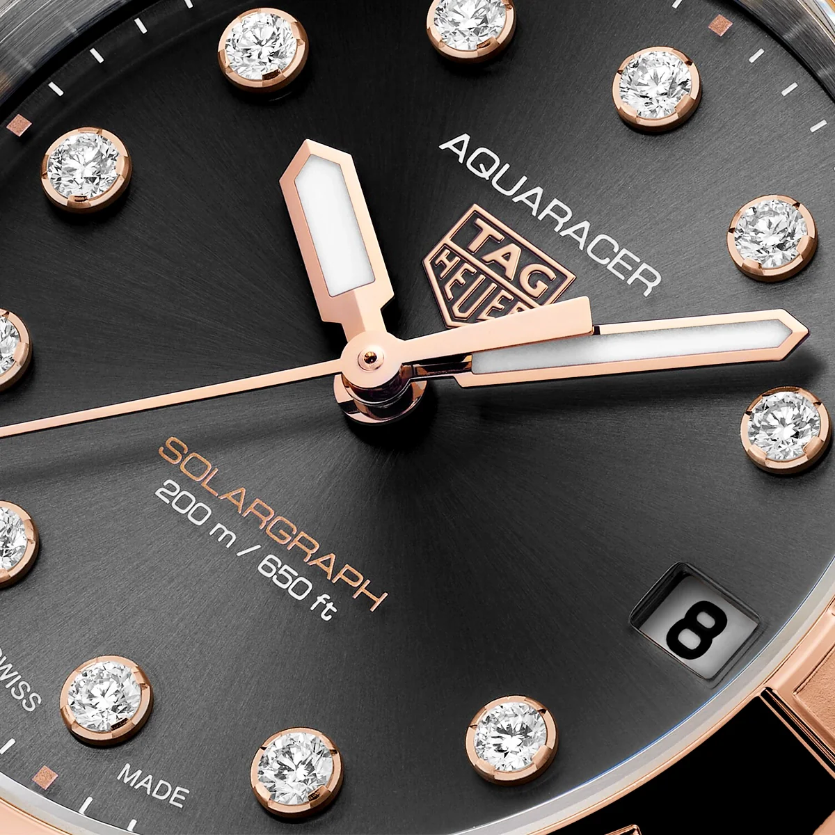 Aquaracer Professional 200 Solargraph 34mm Two-Tone Watch - Image 2