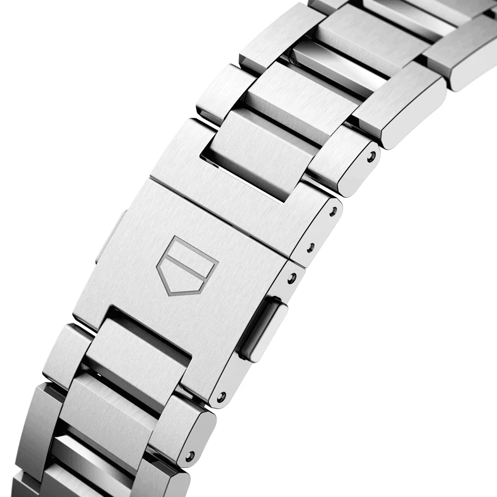 Carrera 44mm Black Dial & Ceramic Bezel Automatic Chronograph Bracelet Watch - Image 5