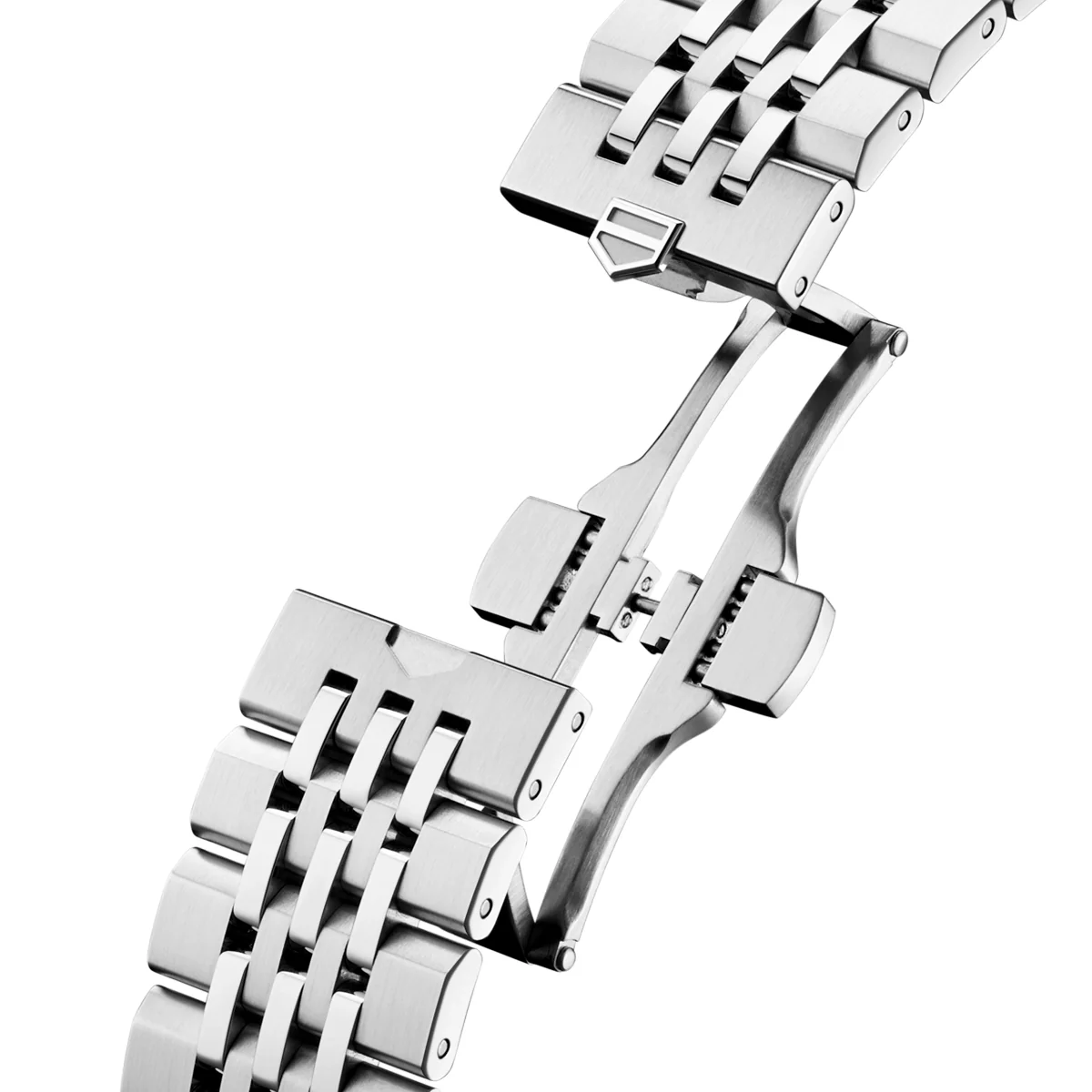 Carrera 39mm Blue Dial Automatic Chronograph Bracelet Watch - Image 3
