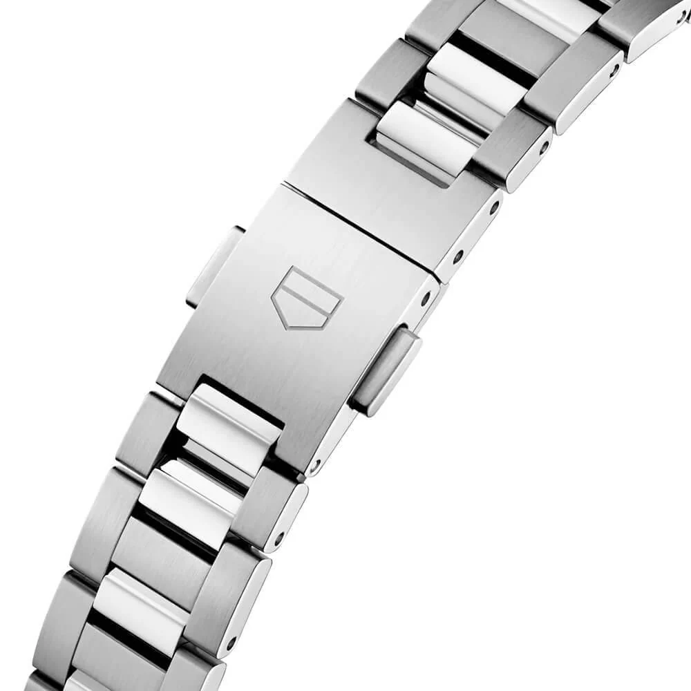 Carrera 29mm Blue Sunray Diamond Dial Ladies Automatic Bracelet Watch - Image 5