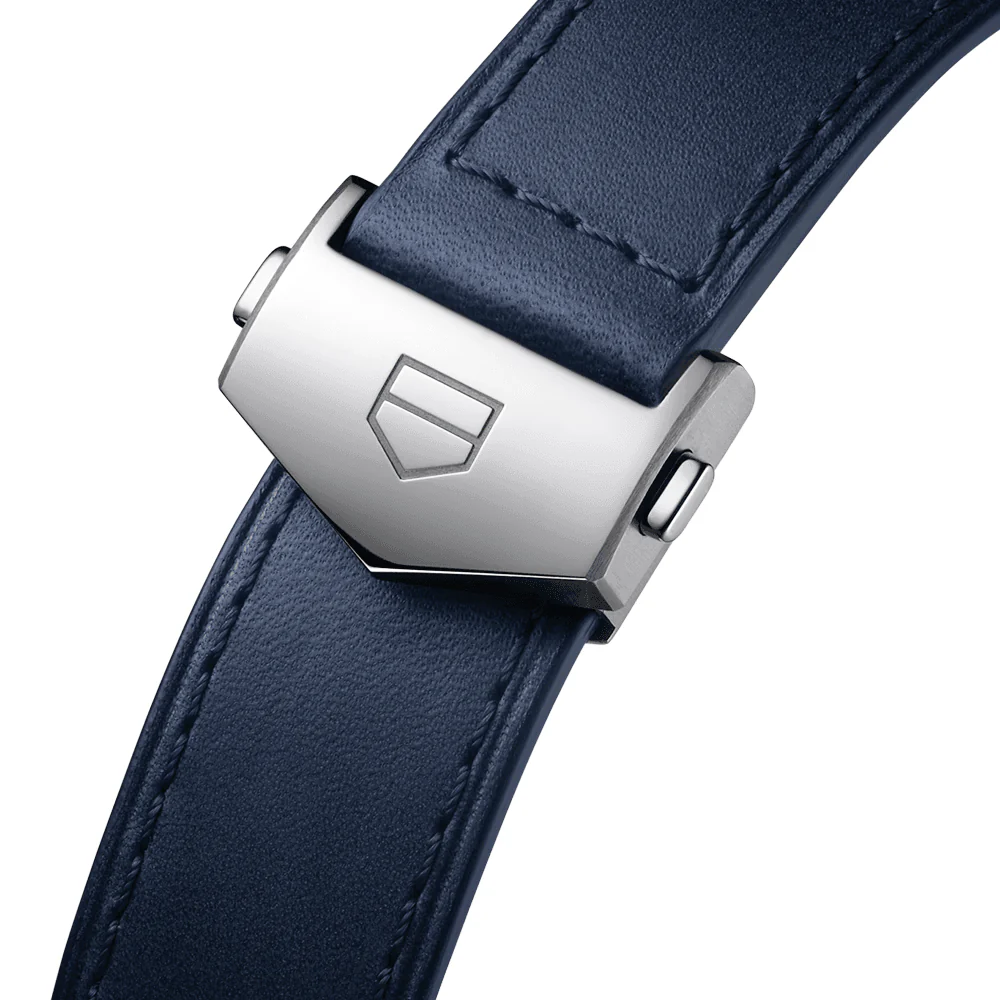 Carrera 42mm Blue/Orange Gradient Dial Automatic Strap Watch - Image 3