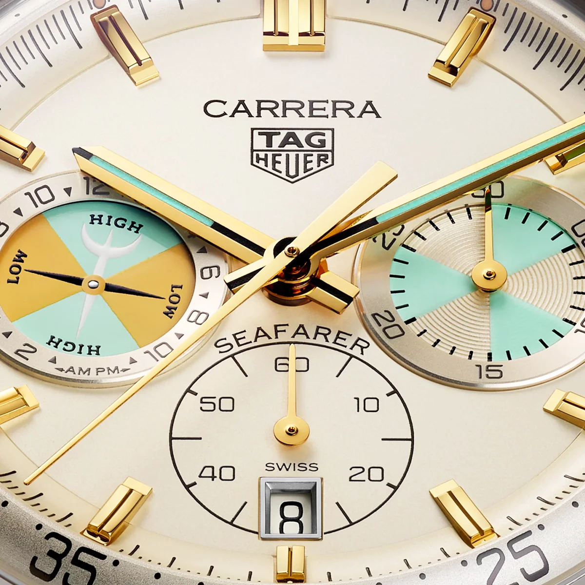 Carrera Chronograph 42mm Seafarer Edition Mens Automatic Watch - Image 2