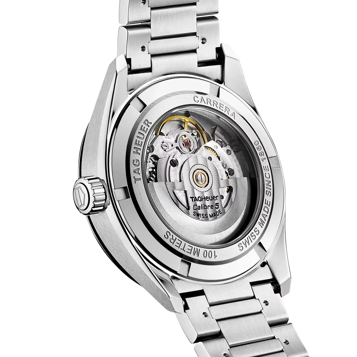 Carrera Date 39mm Blue Dial Men's Automatic Bracelet Watch - Image 4