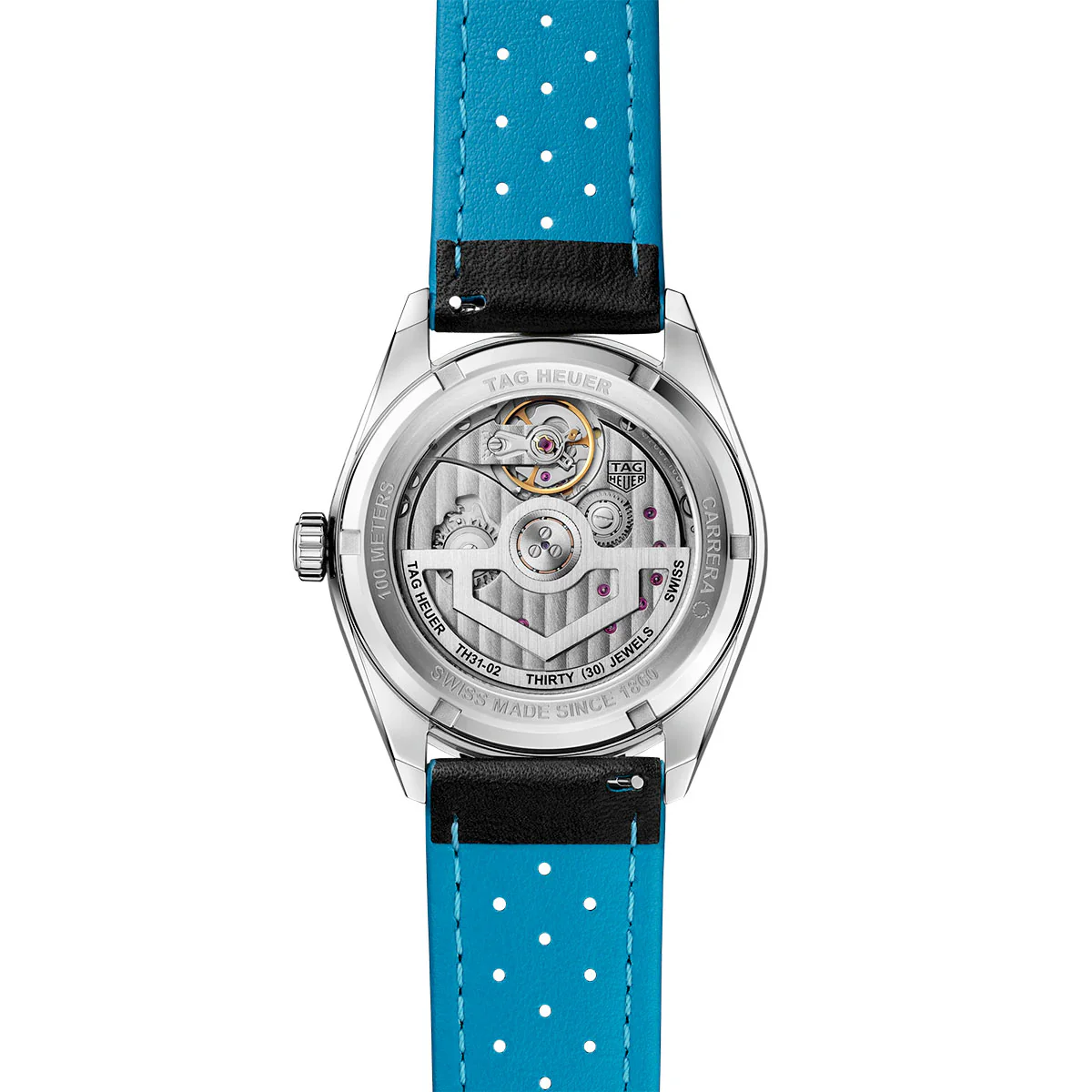 Carrera Day-Date 41mm Black Dial Automatic Strap Watch - Image 5