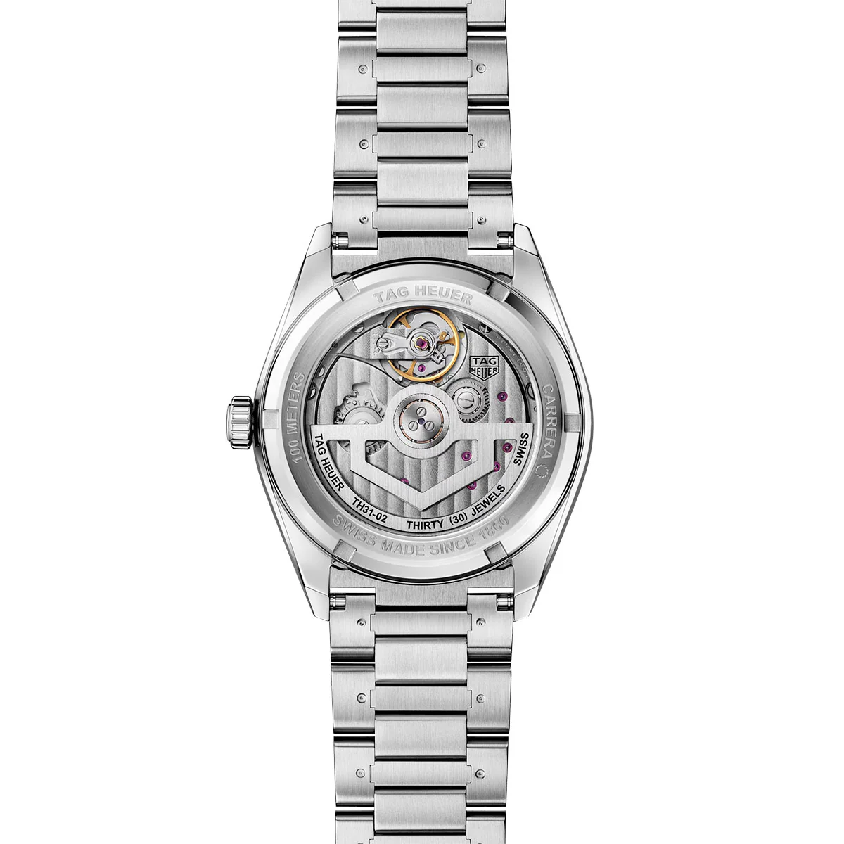 Carrera Day-Date 41mm Blue Dial Mens Automatic Bracelet Watch - Image 4