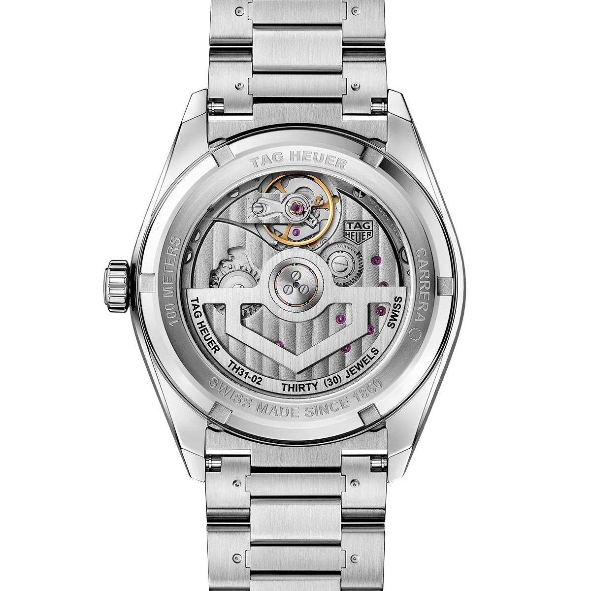 Carrera Day-Date 41mm Green Dial Mens Automatic Bracelet Watch - Image 5