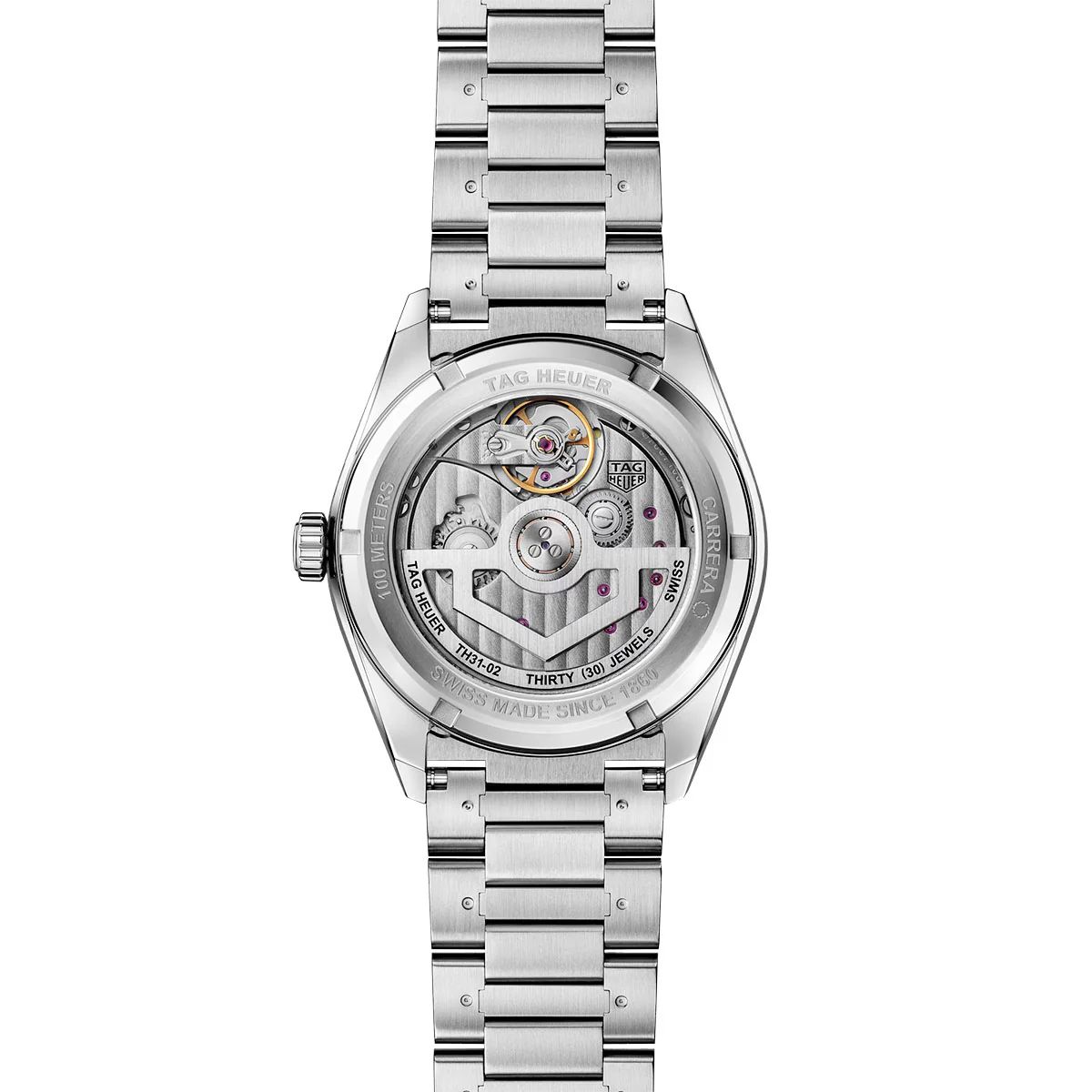 Carrera Day-Date 41mm Red Gradient Dial Mens Automatic Watch - Image 5