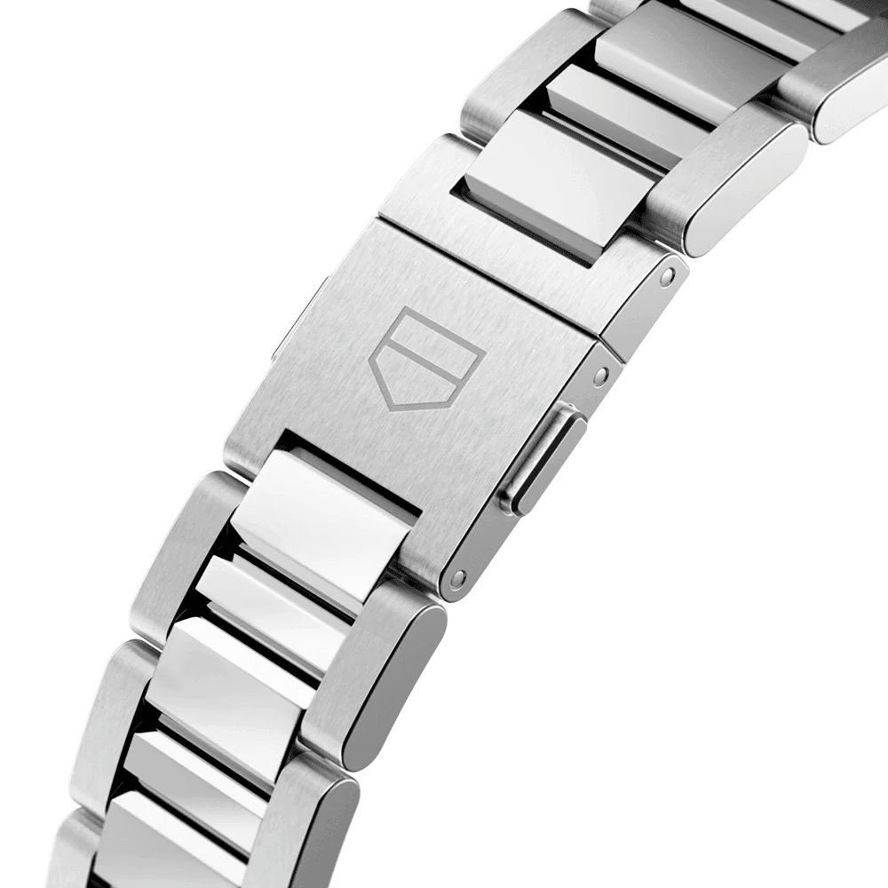 Carrera 36mm White Mother of Pearl Dial Diamond Bezel Automatic Watch - Image 4