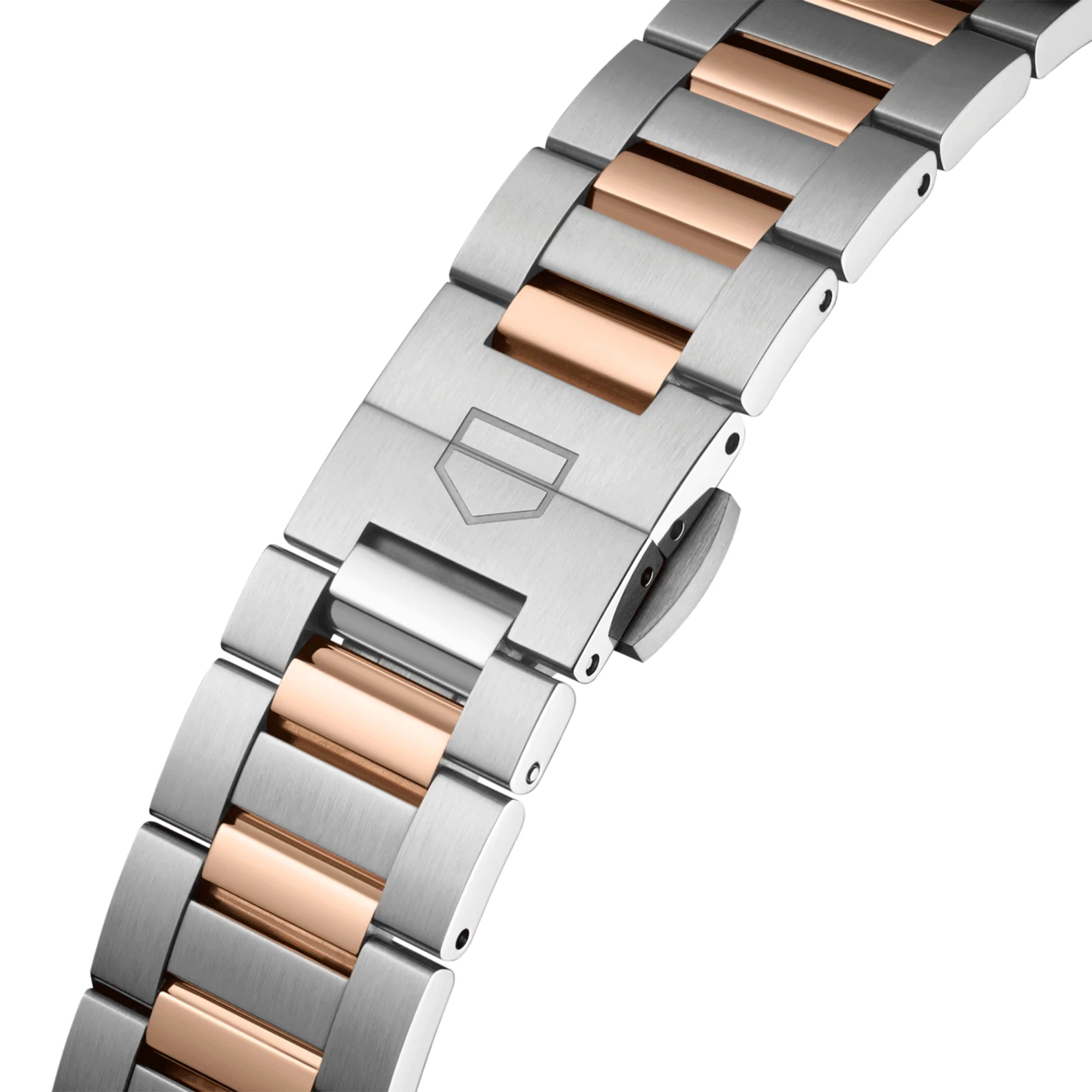 Carrera 36mm Two-Tone Rose Champagne Dial Ladies Bracelet Watch - Image 5