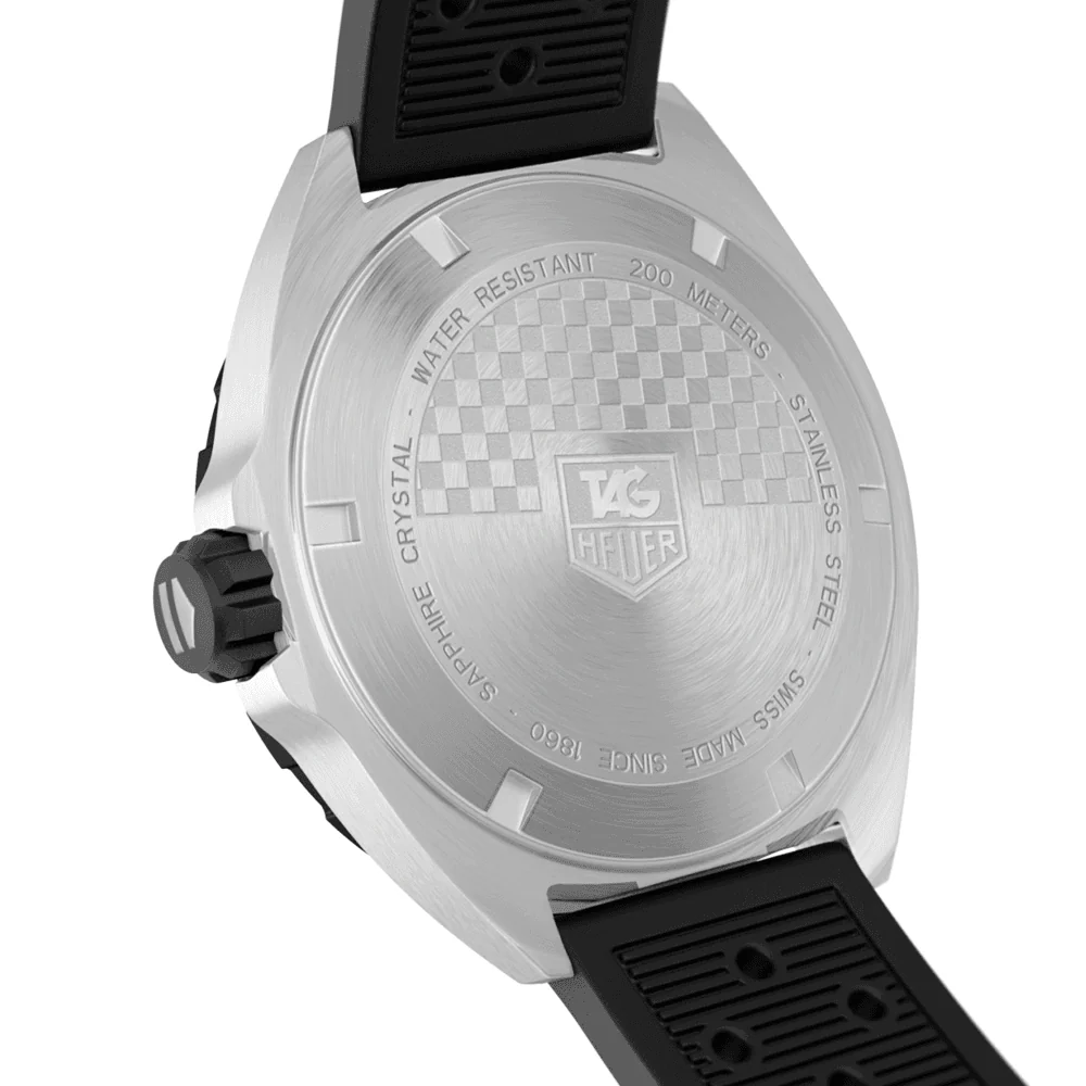 Formula One Quartz Steel Black Dial Men's Strap Watch - Image 4