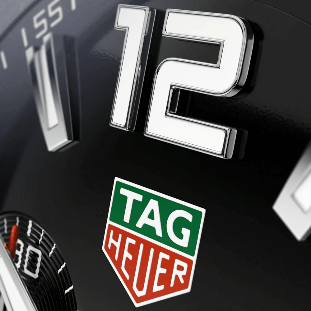 Formula 1 43mm Black Dial Quartz Chronograph Rubber Strap Watch - Image 3
