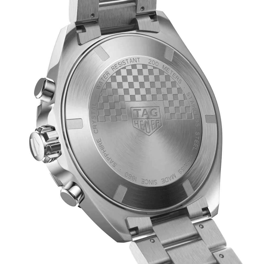 Formula 1 43mm Blue/Orange Dial Men's Bracelet Watch - Image 4