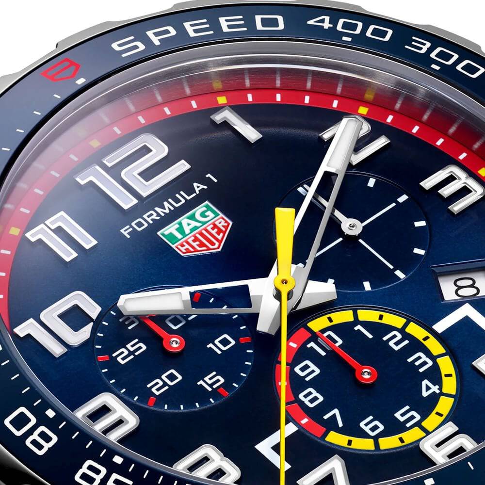 Formula 1 x Red Bull Racing Special Edition 43mm Blue Dial Rubber Strap Watch - Image 3