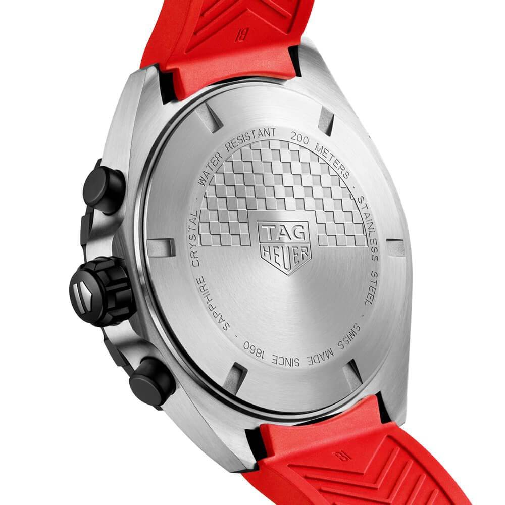 Formula 1 43mm Red Dial Men's Rubber Strap Chronograph Watch - Image 5