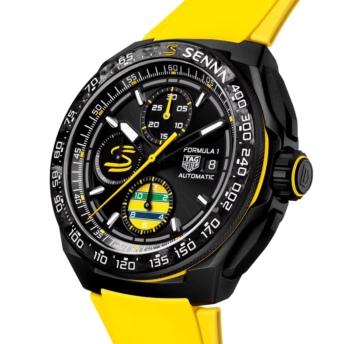 Formula 1 44mm Chronograph x Senna Special Edition Watch - Image 2