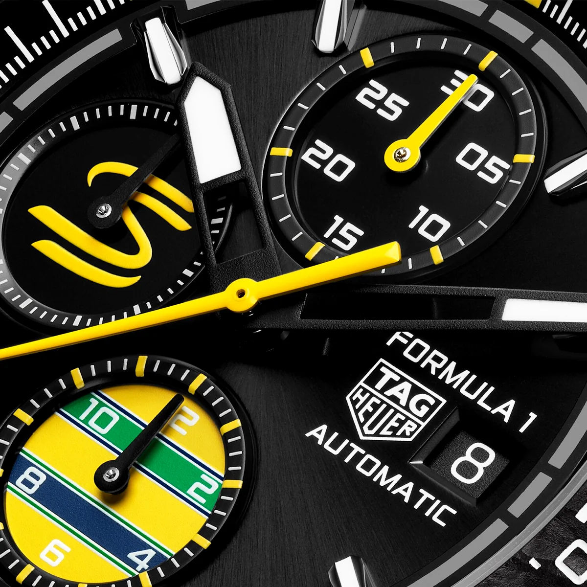 Formula 1 44mm Chronograph x Senna Special Edition Watch - Image 3