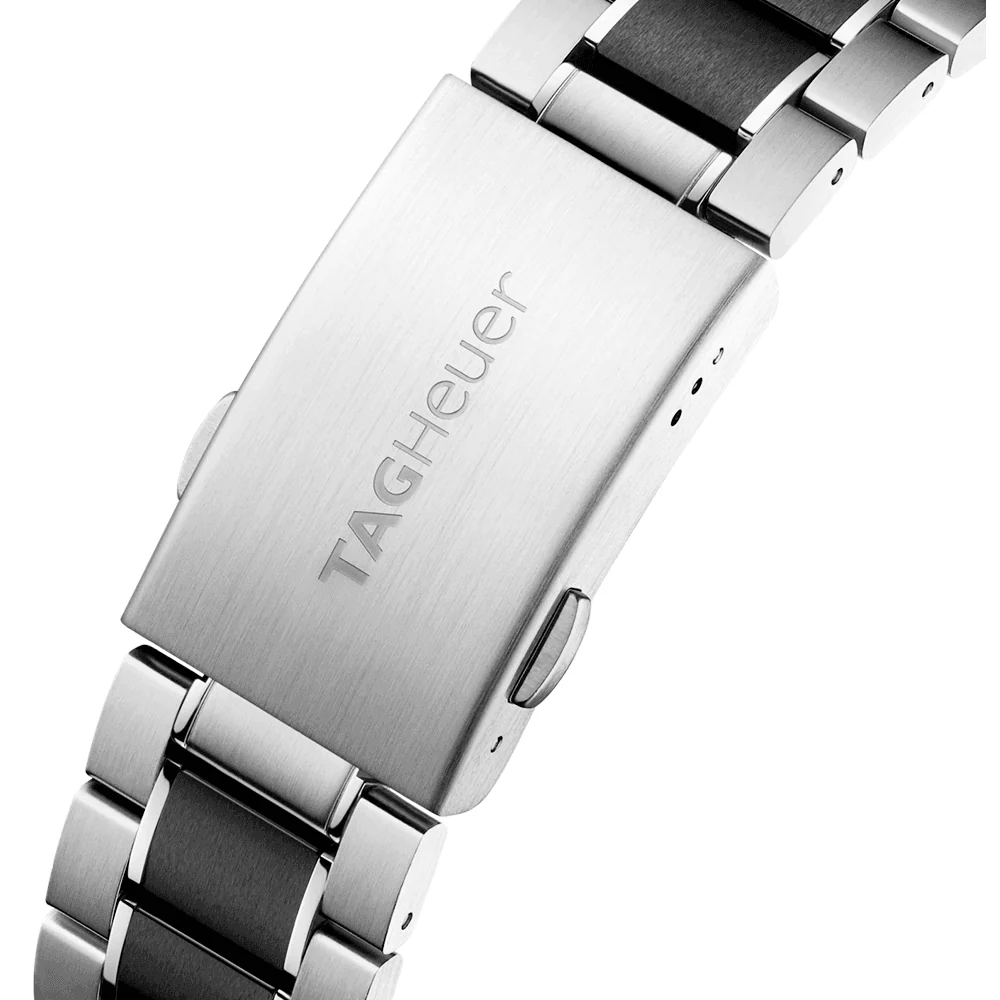 Formula 1 Calibre 16 Anthracite/Red Dial Men's Two-Tone Bracelet Watch - Image 4