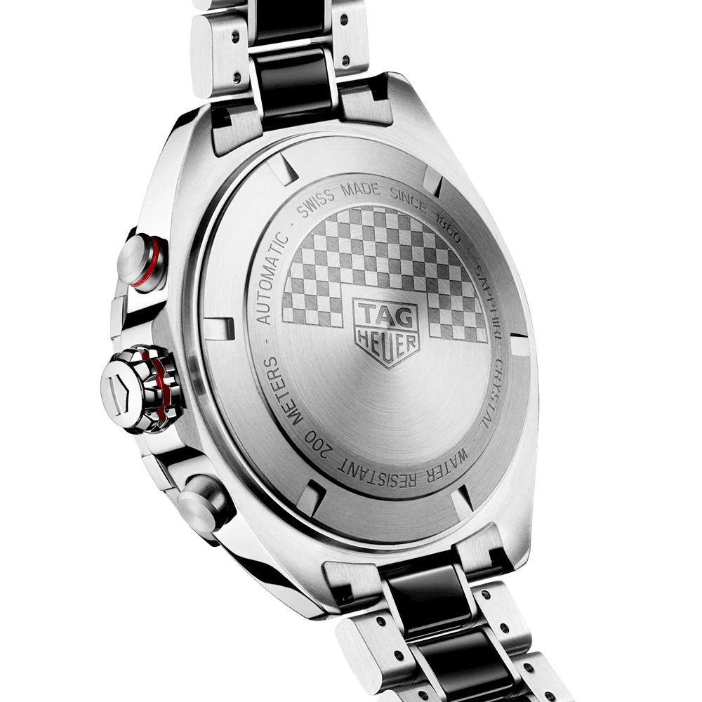 Formula 1 Calibre 16 Anthracite/Red Dial Men's Two-Tone Bracelet Watch - Image 6
